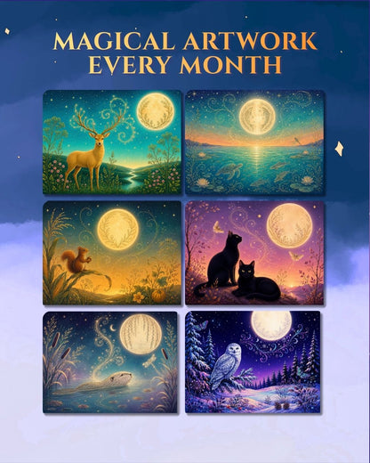 2027 Wildlife Moon Phase Wall Calendar