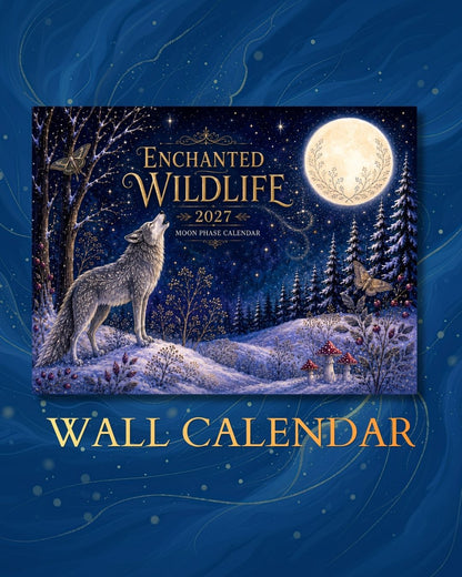 2027 Wildlife Moon Phase Wall Calendar