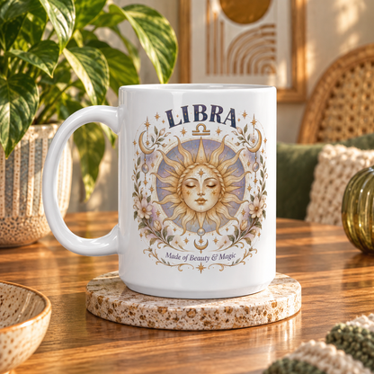 Libra Zodiac Astrology Coffee Mug
