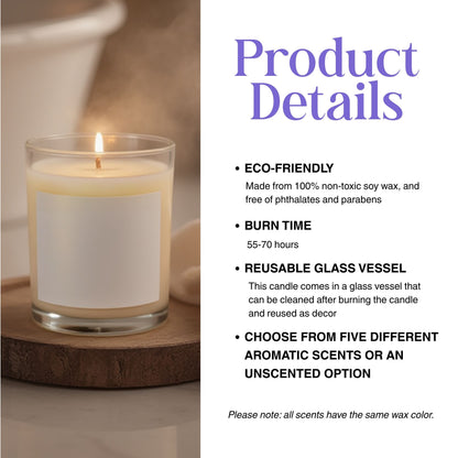 Aquarius Sun And Moon Astrology  Scented & Unscented Candle 11oz