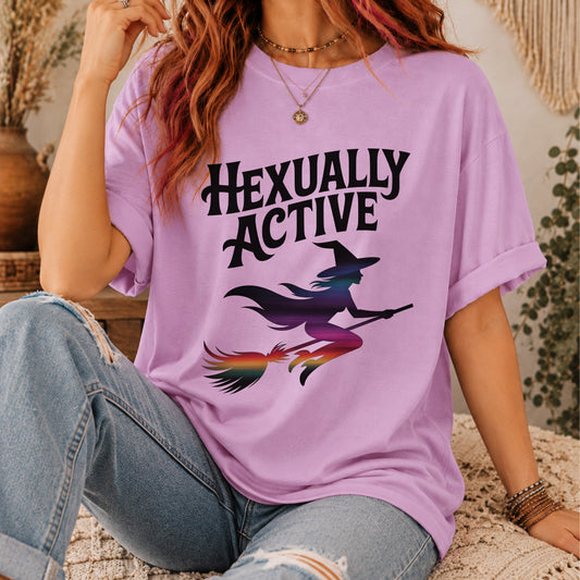 Hexually Active - Wicked Funny T-Shirt