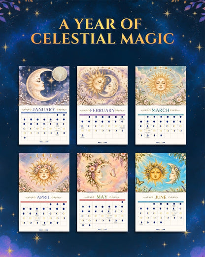 2027 Celestial Dreams Moon Phase Calendar