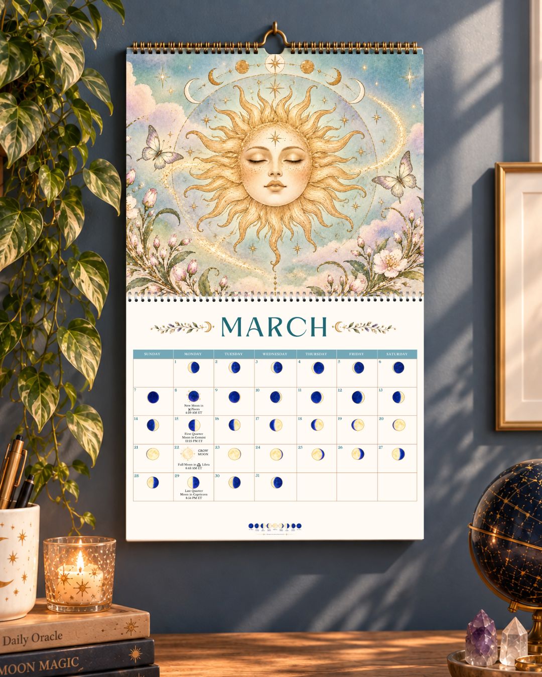 2027 Celestial Dreams Moon Phase Calendar