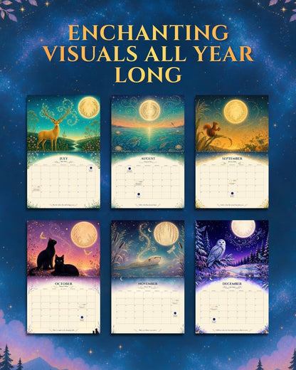2027 Enchanted Wildlife Calendar | Illustrated Nature & Animal Wall Calendar