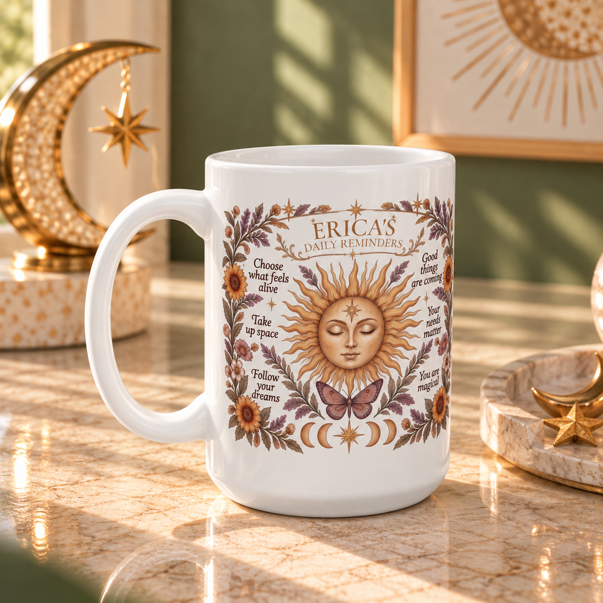 Personalized Self Affirmation Mug