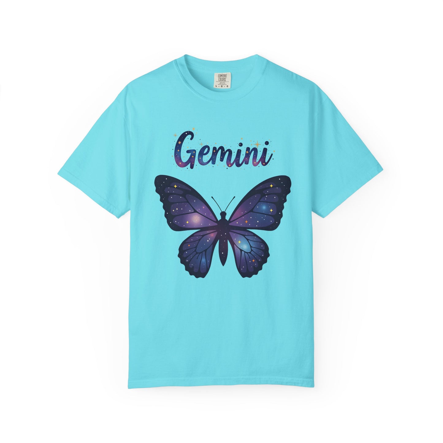 Gemini Butterfly Tee – Colorful Zodiac Shirt