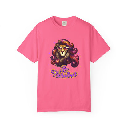 Leo Fabulous Tee – Groovy Colorful Zodiac Shirt