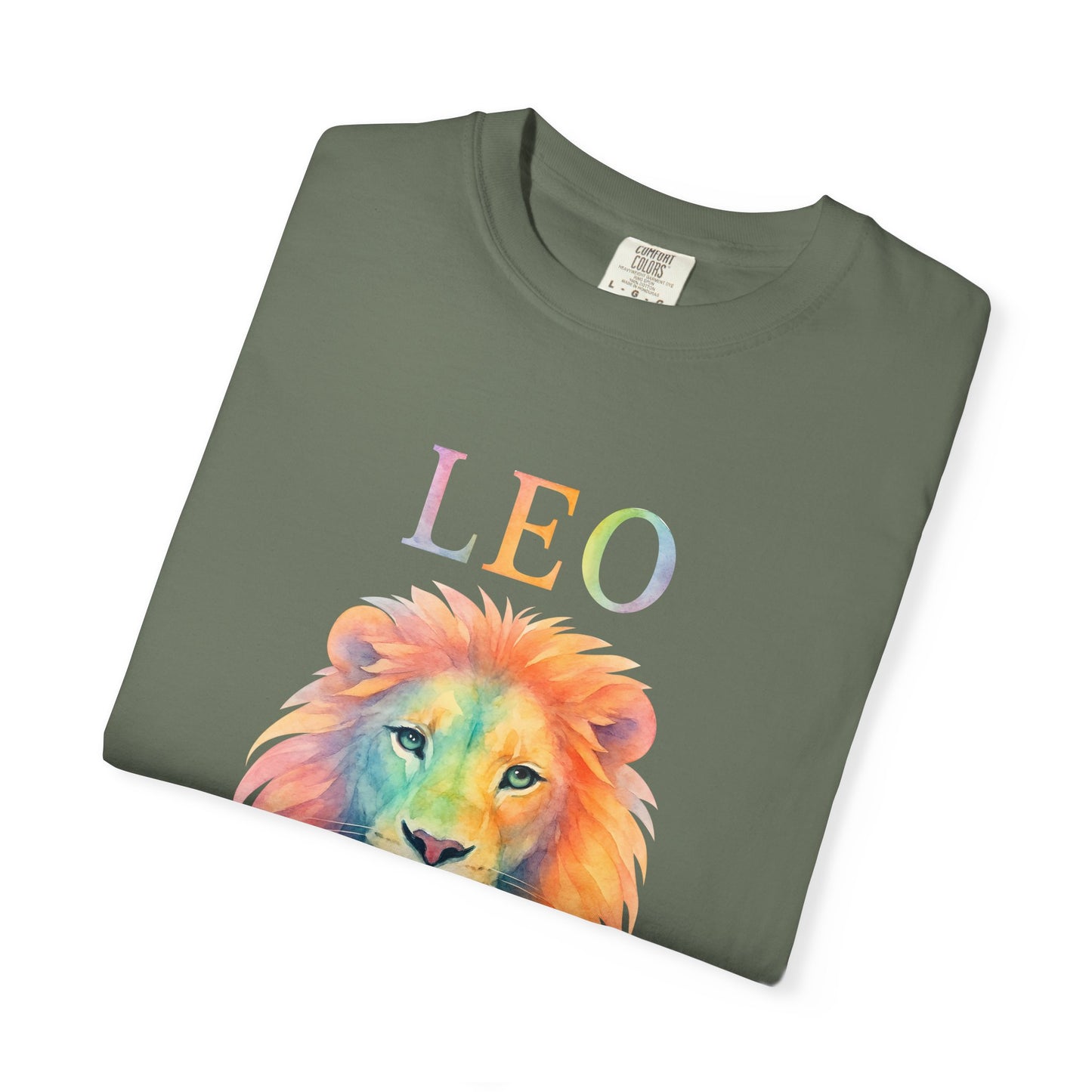 LEO Tee – Colorful Lion Zodiac Shirt