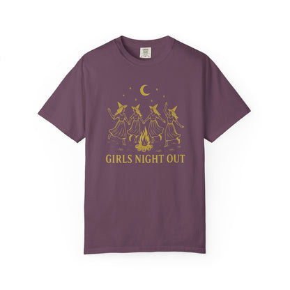 Girls Night Out Witchy Bonfire | Unisex Comfort Colors Tee