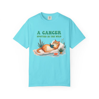 A Cancer Spotted in the Wild – Funny Zodiac Cat Tee