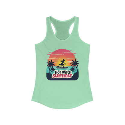 Hot Witch Summer Women's Racerback Tank - Witchy Beachwear
