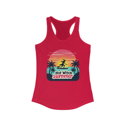 Hot Witch Summer Women's Racerback Tank - Witchy Beachwear