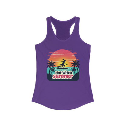 Hot Witch Summer Women's Racerback Tank - Witchy Beachwear