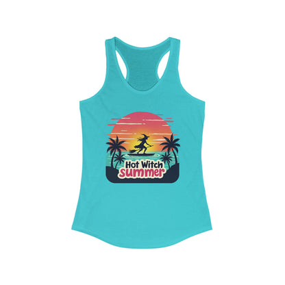 Hot Witch Summer Women's Racerback Tank - Witchy Beachwear