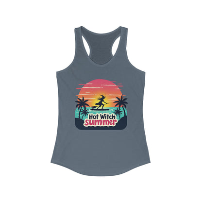 Hot Witch Summer Women's Racerback Tank - Witchy Beachwear