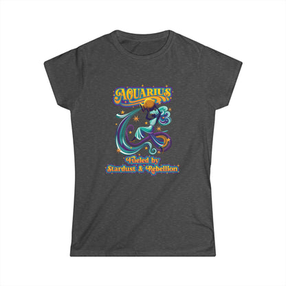 Aquarius Stardust & Rebellion - Women's Retro Tee