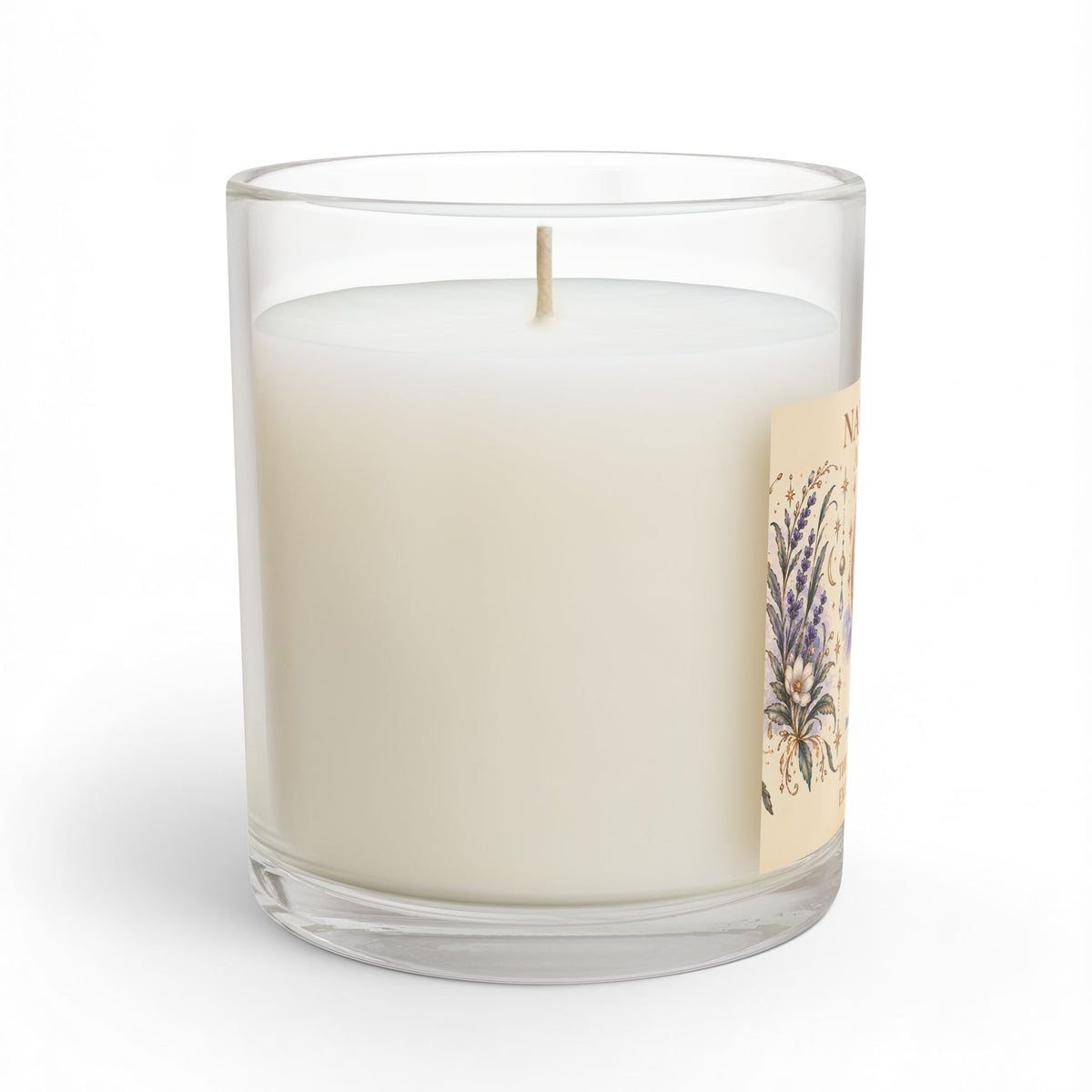 Personalized Zodiac Candle with Name Birthdate and Zodiac Sign