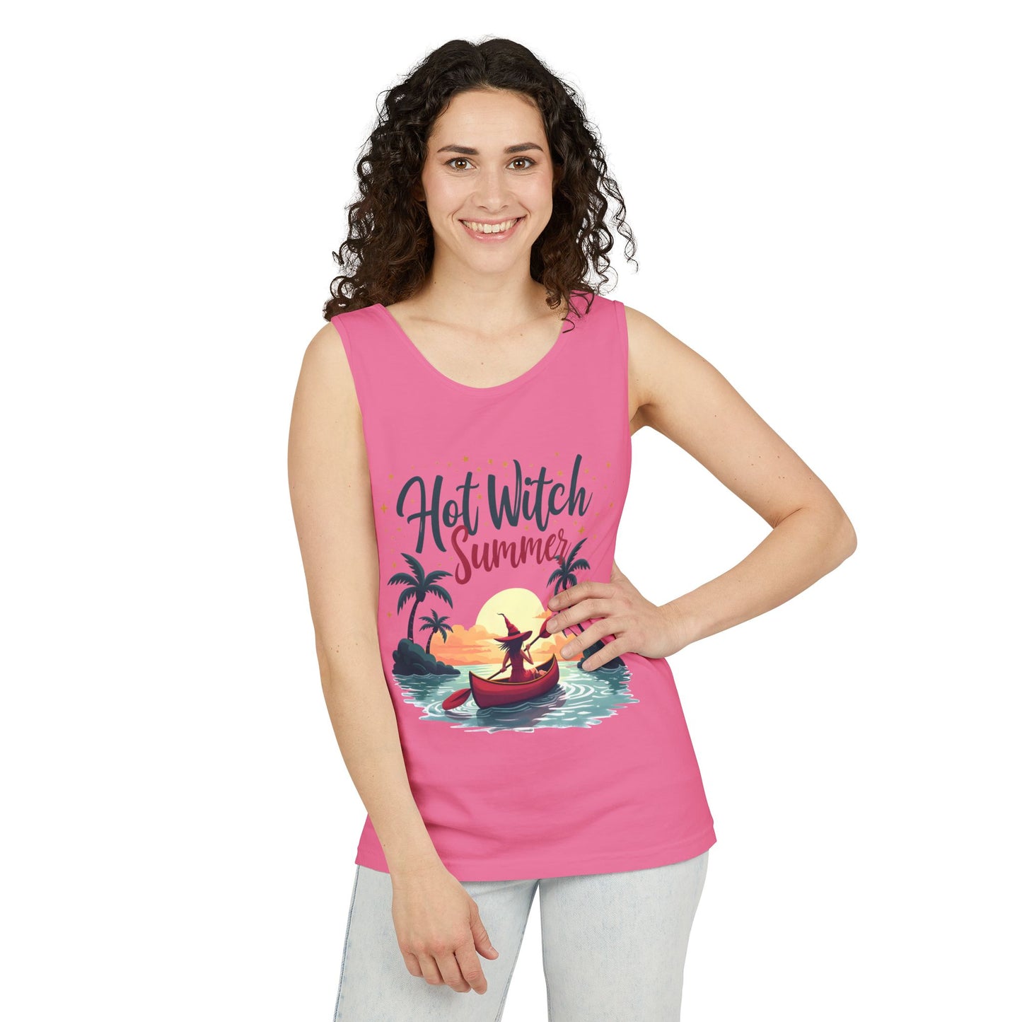 Hot Witch Summer - Canoe Witch Unisex Tank