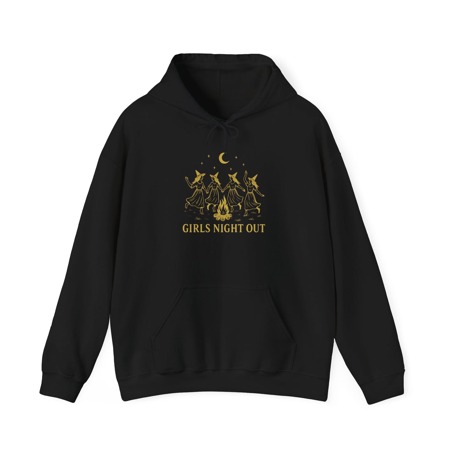 Girls Night Out – Dancing Witches Bonfire Sweatshirt | Unisex Hoodie