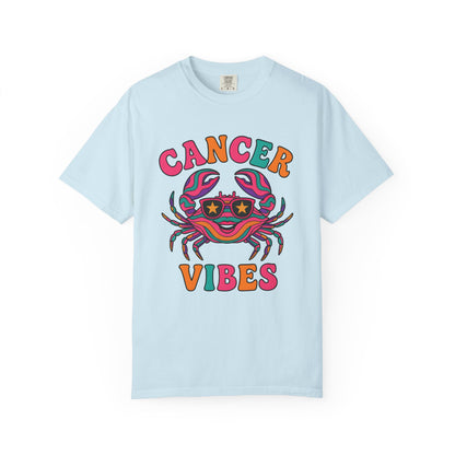 Cancer Vibes Tee – Colorful Retro Zodiac Shirt