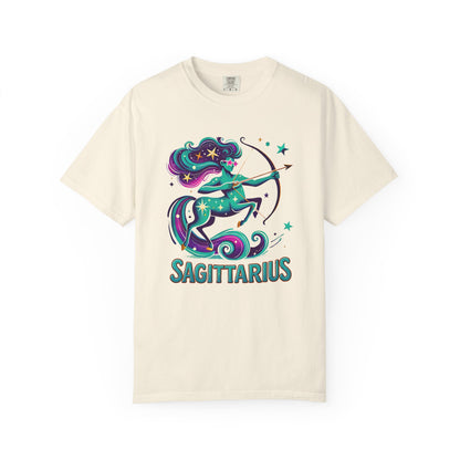 Sagittarius Retro Groovy Centaur -Colorful Zodiac Tee
