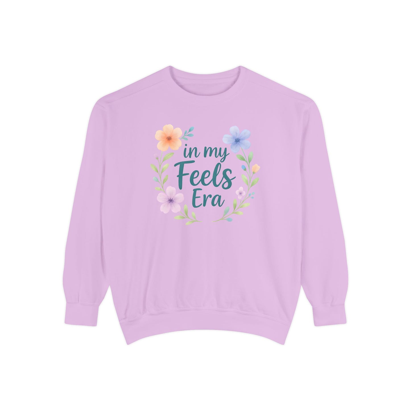 In My Feels Era Unisex Crewneck – Self-Love Empowering Comfort Colors Midweight Sweatshirt