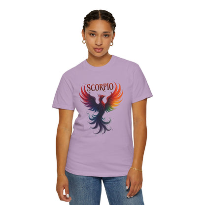 Scorpio Phoenix Tee – Multicolor Zodiac Shirt