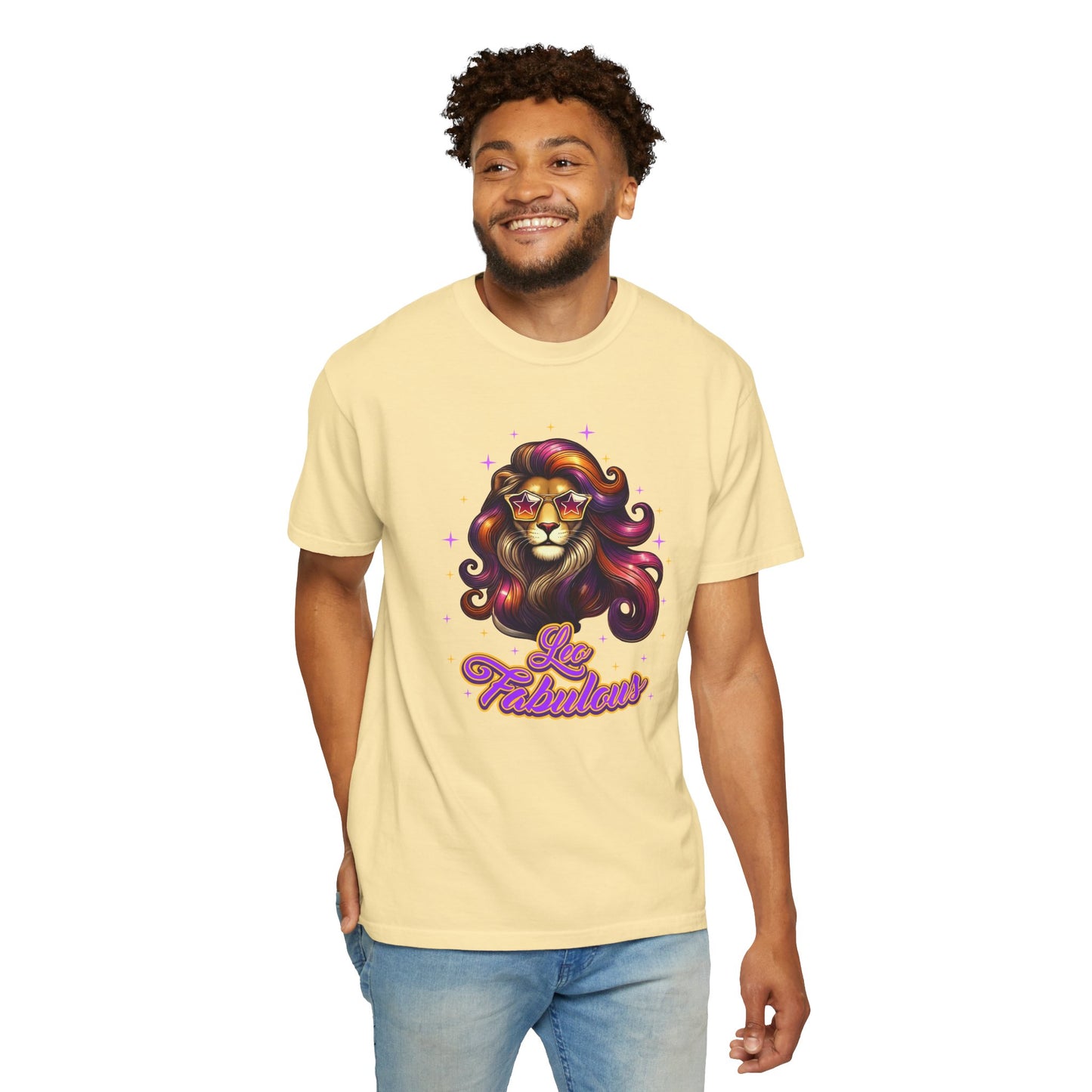 Leo Fabulous Tee – Groovy Colorful Zodiac Shirt