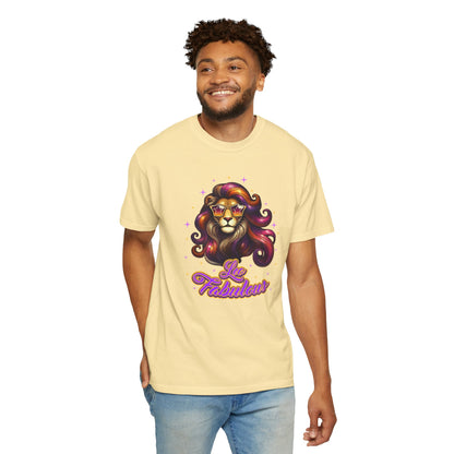 Leo Fabulous Tee – Groovy Colorful Zodiac Shirt