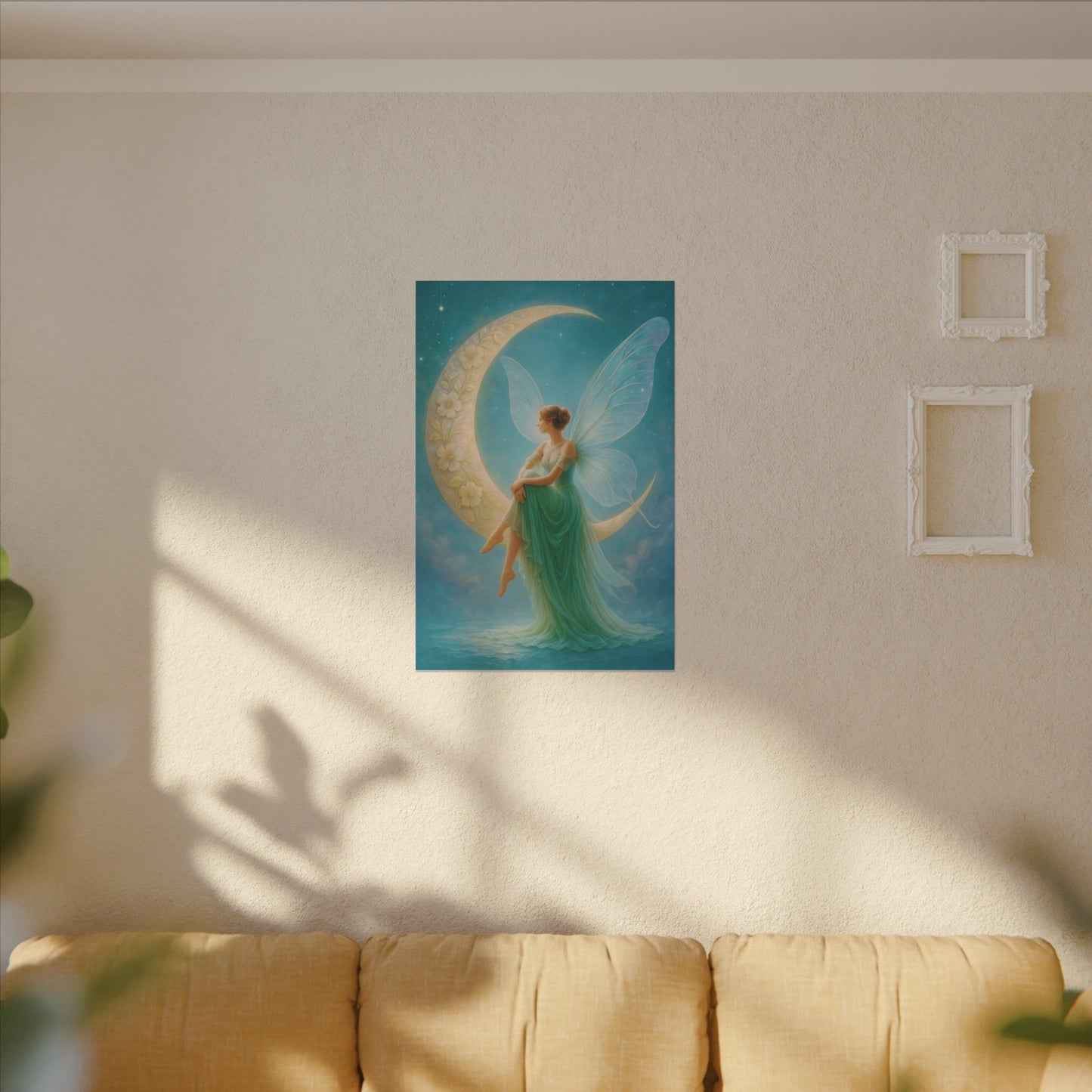 Moonlit Reverie – Art Nouveau Inspired Fairy Wall Art