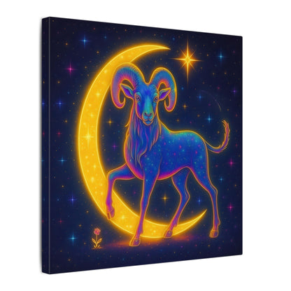 Electric Aries – Radiant Ram of the  Moon (Wall Art)