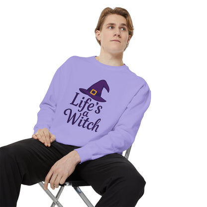 Life’s a Witch Sweatshirt – Funny Witch Hat Pullover