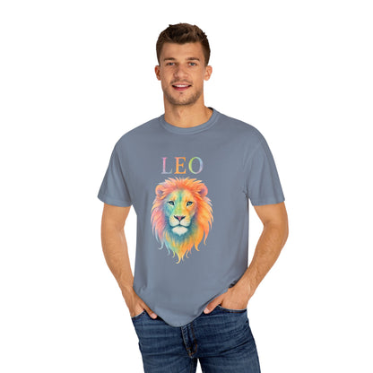 LEO Tee – Colorful Lion Zodiac Shirt