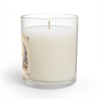Personalized Whimsical Astrology Candle with Name, Zodiac Sign, and Birthdate