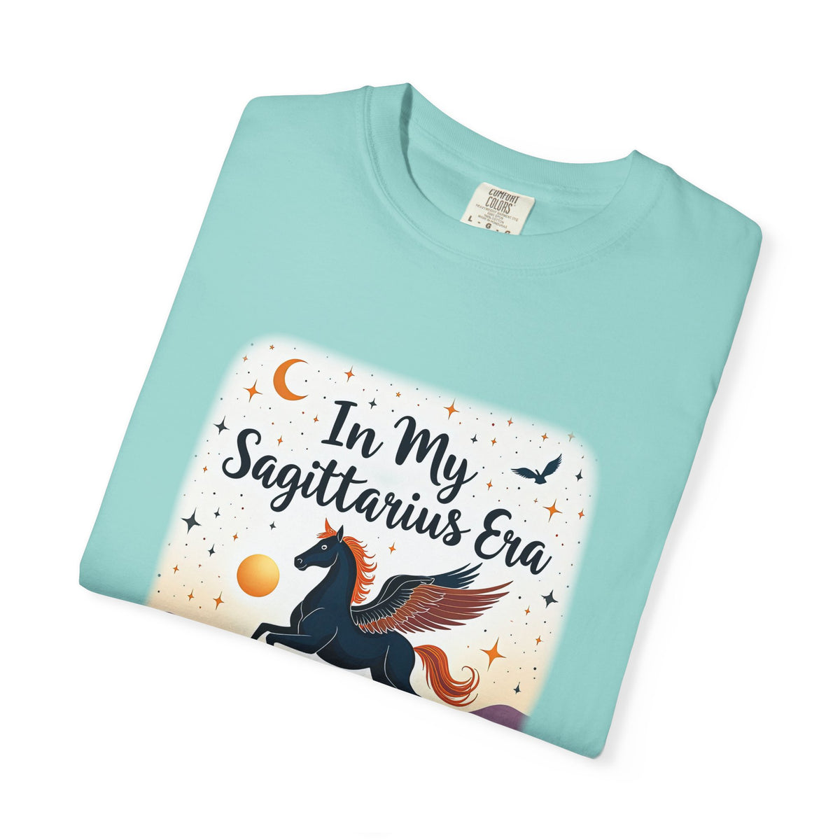In My Sagittarius Era – Mystical Pegasus Tee - Enchanted Sky