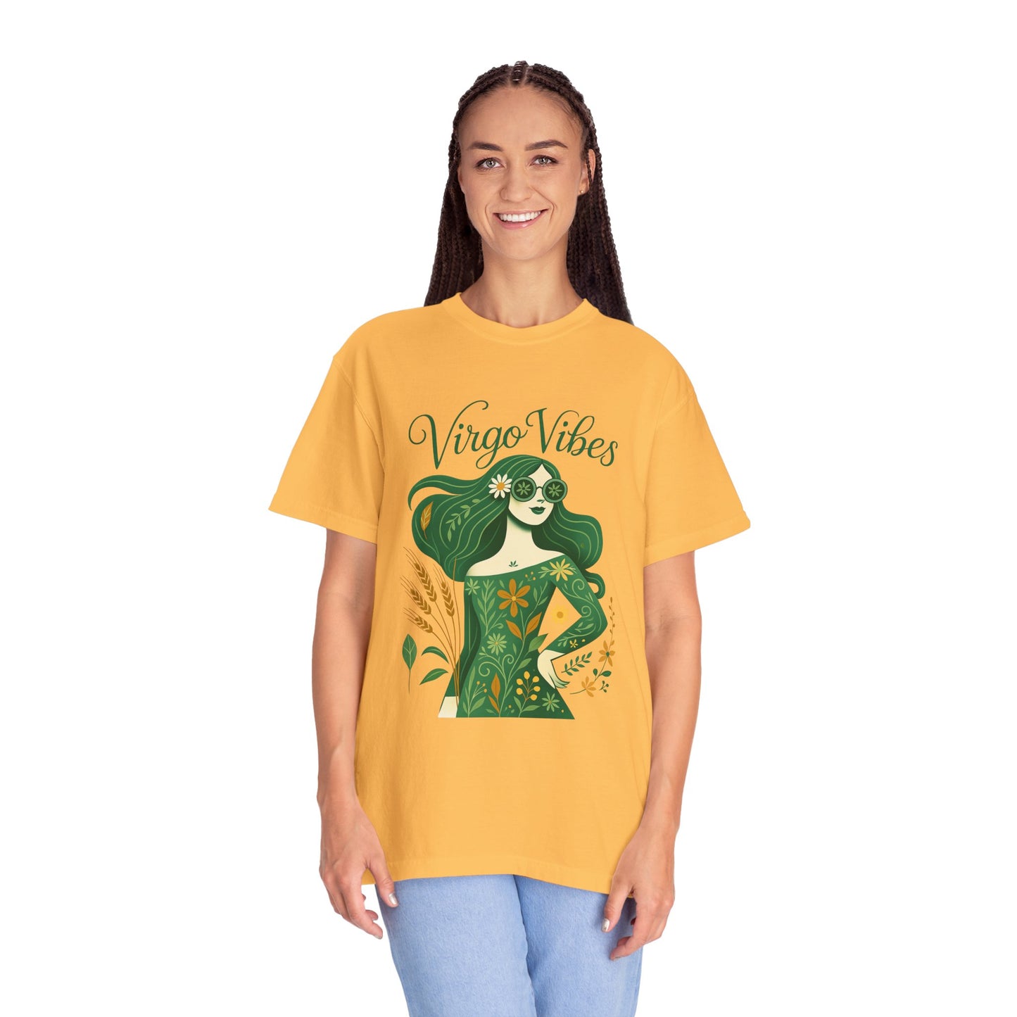 Virgo Vibes Vibrant Tee – Earthy Zodiac Shirt
