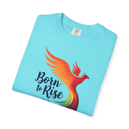 Born to Rise - Colorful Phoenix Affirmation Empowerment Tee