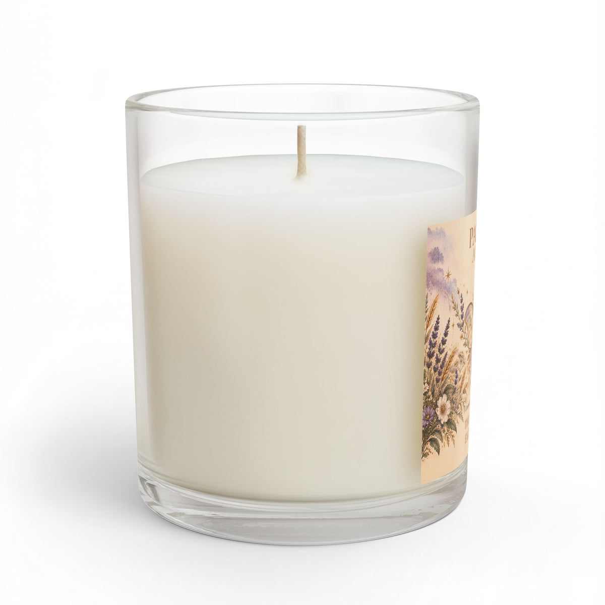 Moth Celestial Candle with Personalized Name and Birthdate