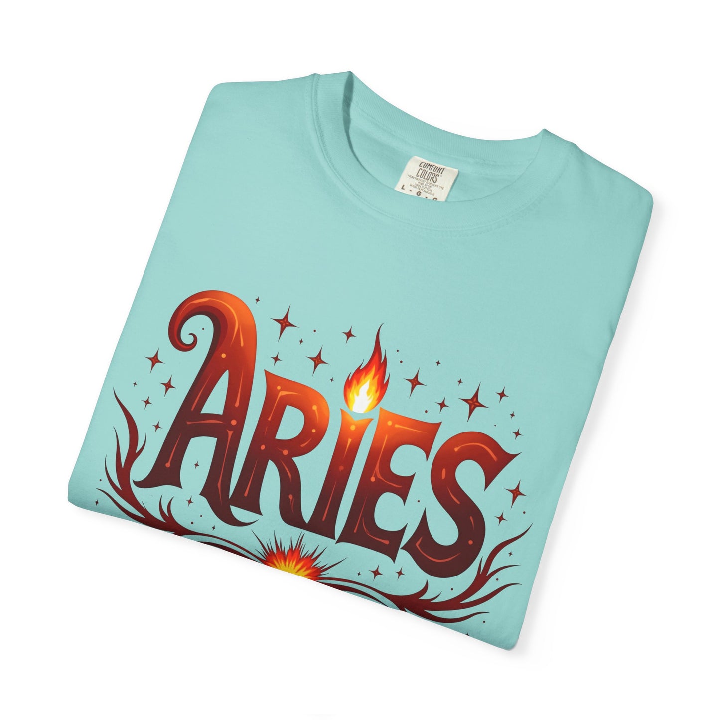 Aries Trailblazing Spirit Tee – Empowering Retro Zodiac Shirt