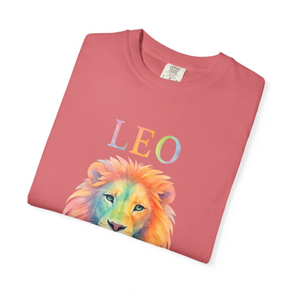 LEO Tee – Colorful Lion Zodiac Shirt