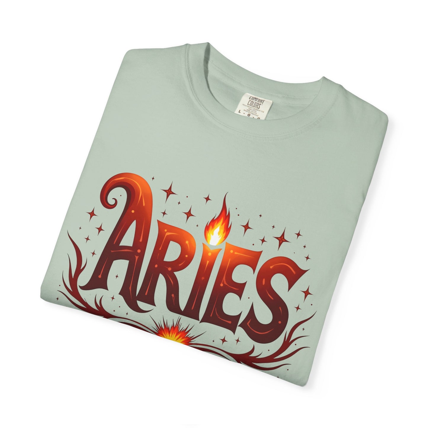 Aries Trailblazing Spirit Tee – Empowering Retro Zodiac Shirt