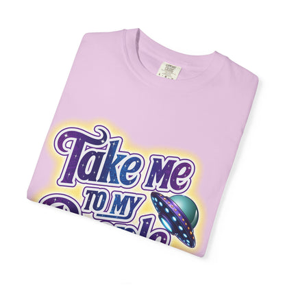 Take Me To My People Tee – Funny Retro UFO Shirt