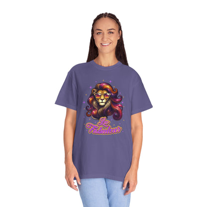 Leo Fabulous Tee – Groovy Colorful Zodiac Shirt