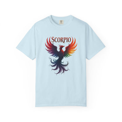 Scorpio Phoenix Tee – Multicolor Zodiac Shirt