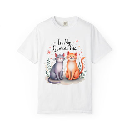 In My Gemini Era – Colorful Zodiac Cats Shirt