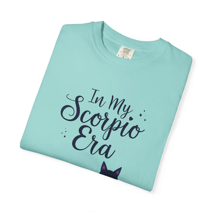 In My Scorpio Era – Mystical Black Cat Tee for the Zodiac Baddie