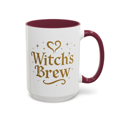 Witch’s Brew – Magical Elixir Mug (11oz & 15oz, Color Accent Options)