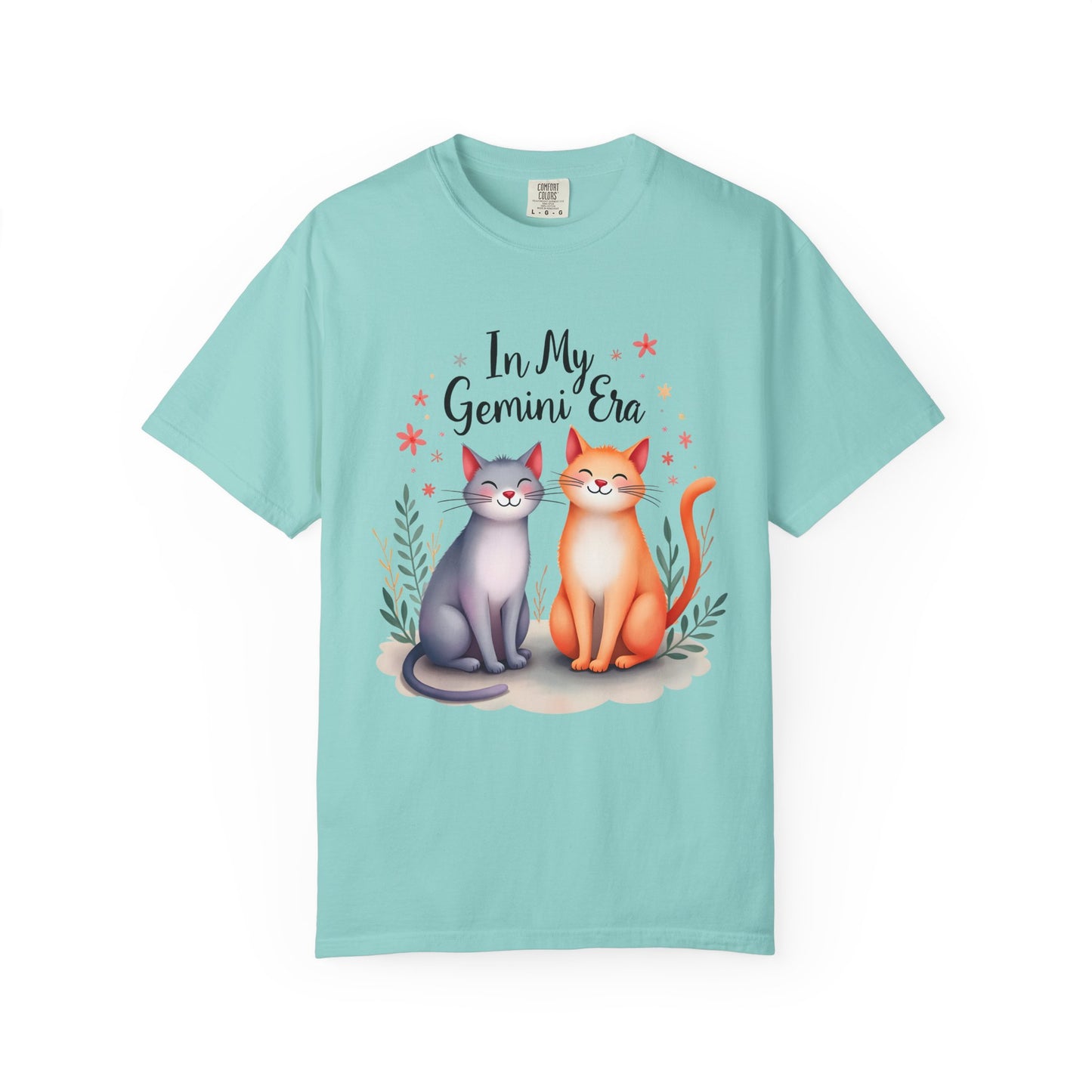 In My Gemini Era – Colorful Zodiac Cats Shirt