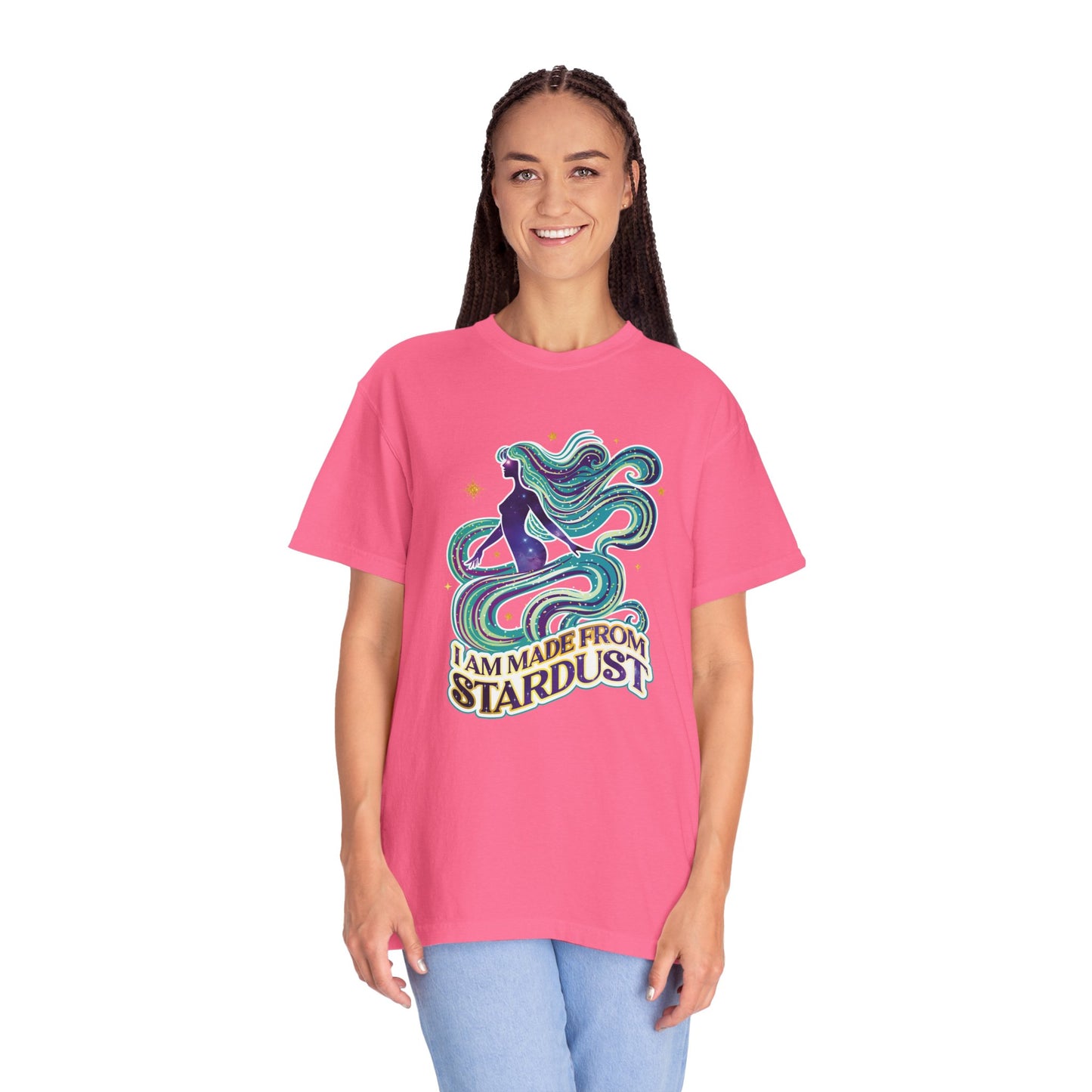 I Am Made From Stardust – Ethereal Celestial Goddess Affirmation Tee