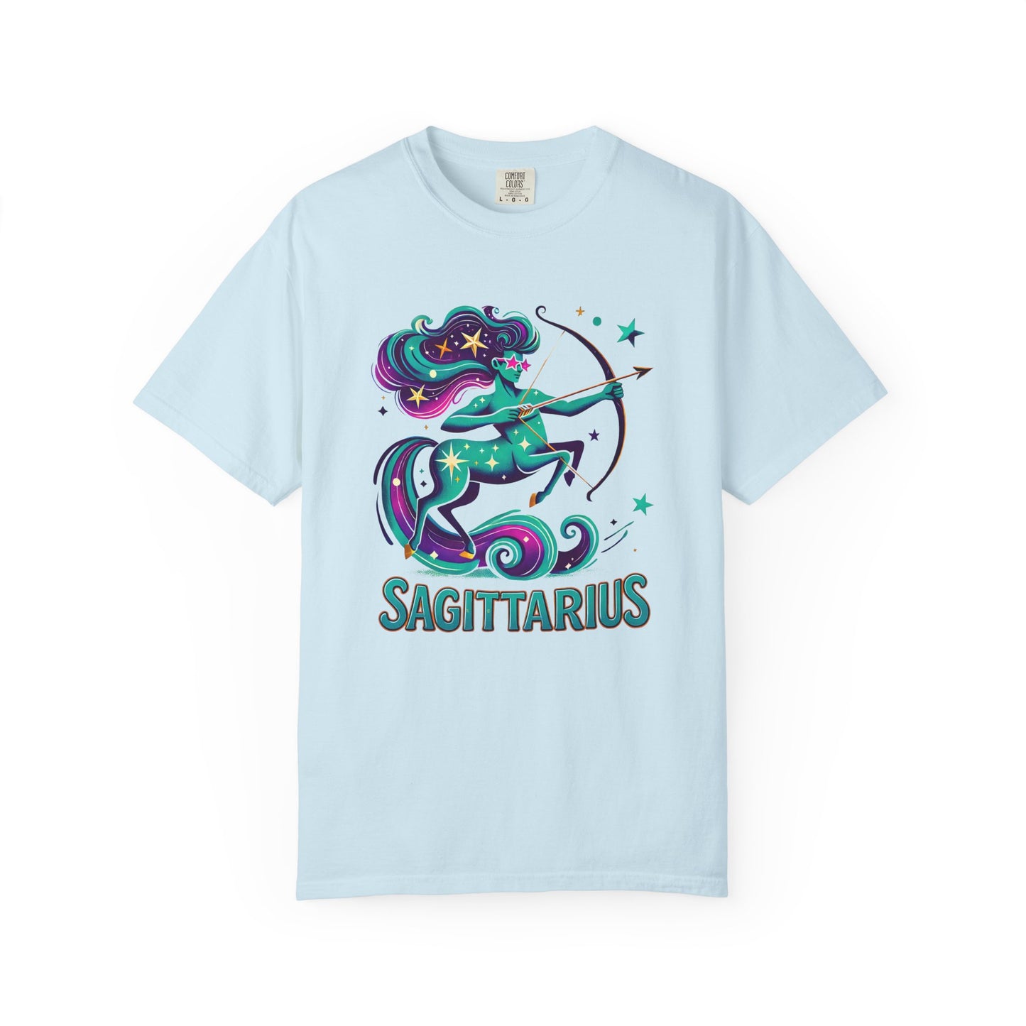Sagittarius Retro Groovy Centaur -Colorful Zodiac Tee
